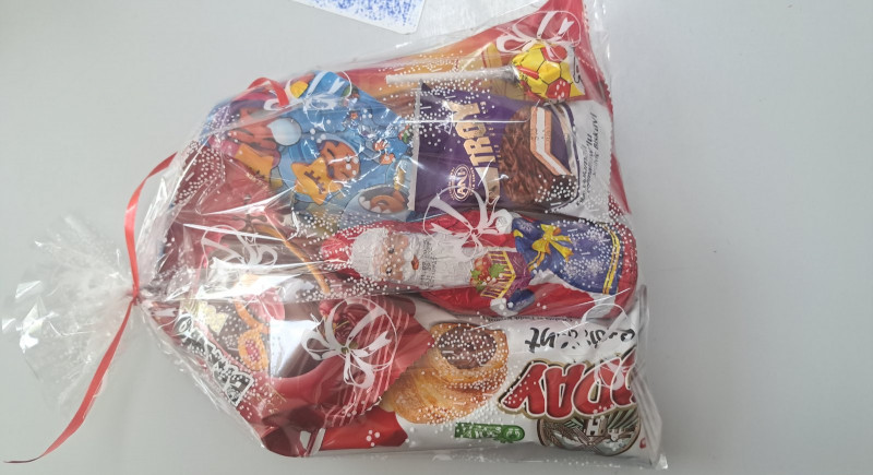 коледна торбичка с лакомства&nbsp;