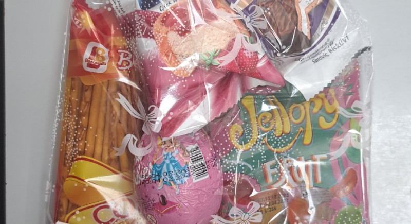 коледна торбичка с лакомства&nbsp;